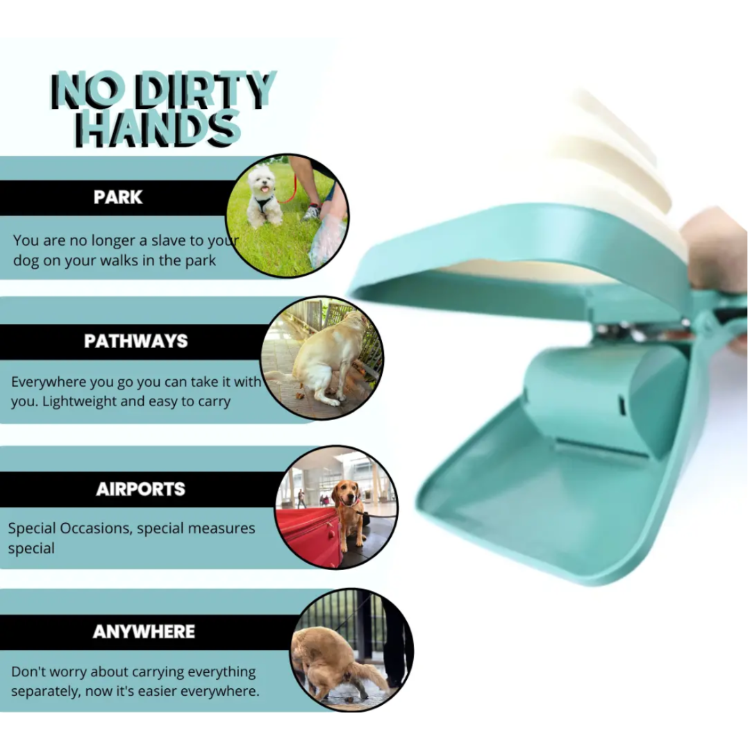 Portable Foldable Pet Waste Scooper