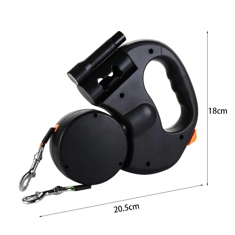 Dual Retractable Dog Leash