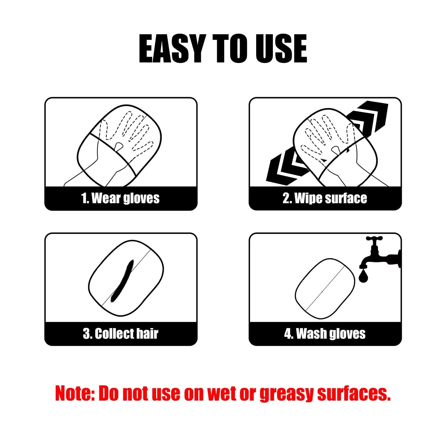 Reusable Grooming Glove