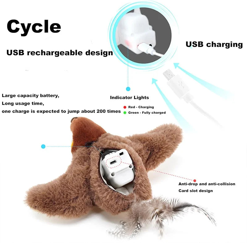 Interactive Bird Cat Toy