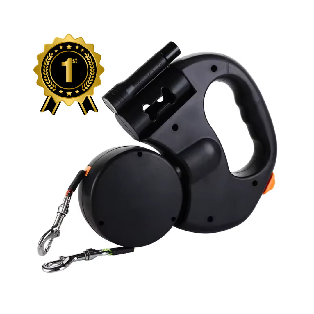 Dual Retractable Dog Leash