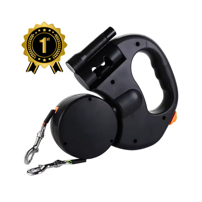 Dual Retractable Dog Leash