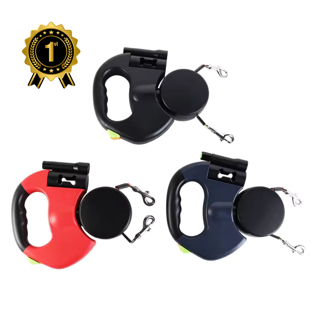 Dual Retractable Dog Leash